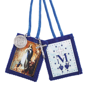 Immaculate Conception Scapular with Medals