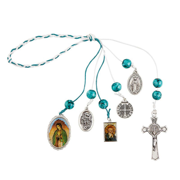 Our Lady of Guadalupe/St. Benedict Home Blessing Hanger