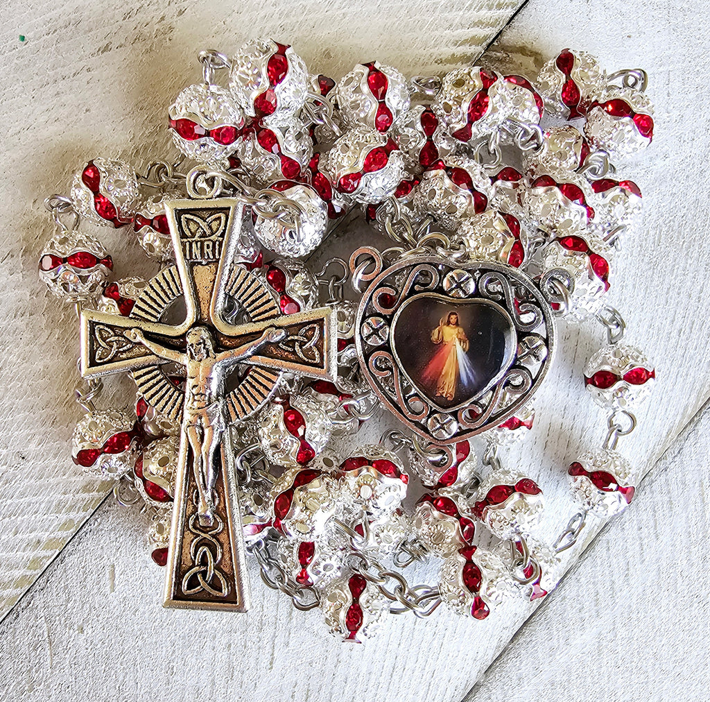 Beautiful Carved Divine Mercy Rosary Catholicshoppingplace beautiful-carved-divine-mercy-rosary-catholicshoppingplace