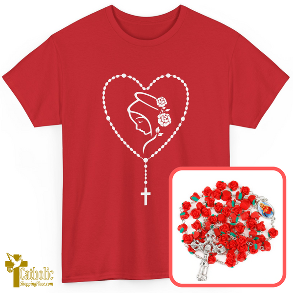 Month of the Rosary Special - T-Shirt and Free Rosary