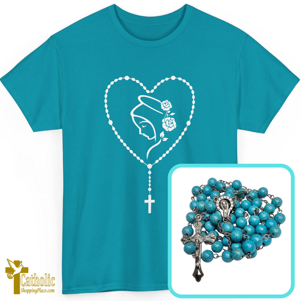 Month of the Rosary Special - T-Shirt and Free Rosary