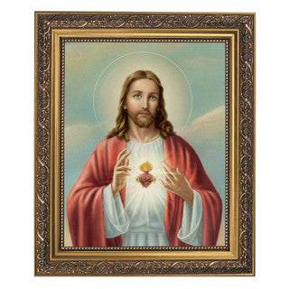 Sacred Heart Jesus Framed Print