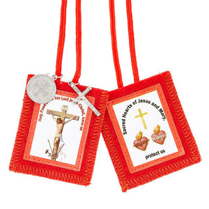 Passion Scapular with Medals