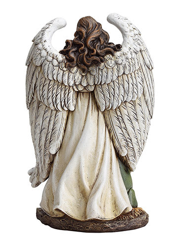Guardian Angel with Holy Family Figurine
