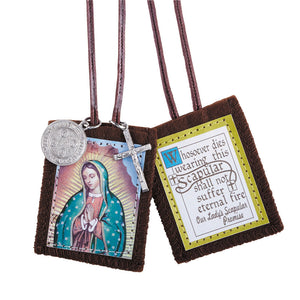 Our Lady of Guadalupe Scapular with Medals