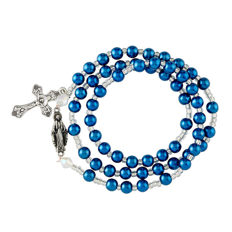 Our Lady of Grace Wrap Style Rosary Bracelet