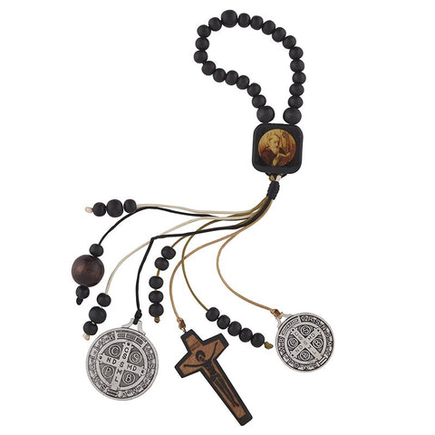St. Benedict Beaded Home Blessing  Hanger (buy one get one free, no code needed)