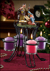 Nativity Advent Wreath