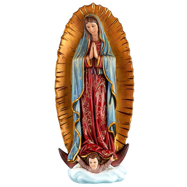 12-1/8''H Our Lady Of Guadalupe Statue