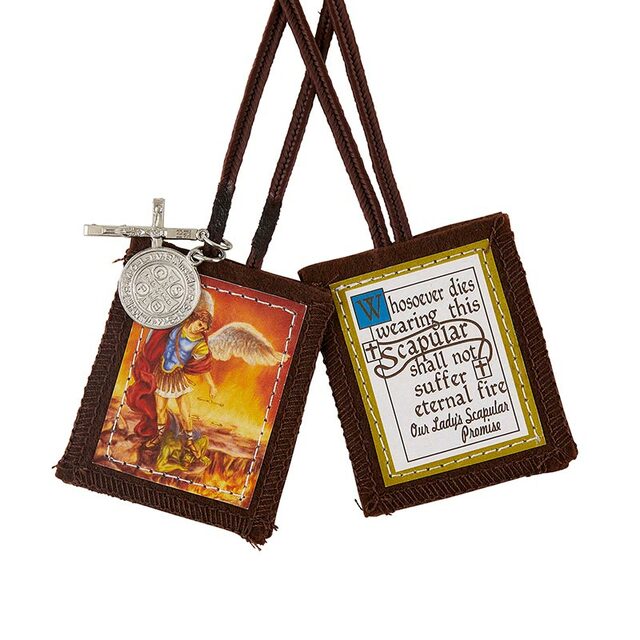 St. Michael Scapular with Medals