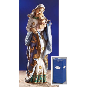Adoring Madonna and Child Figurine
