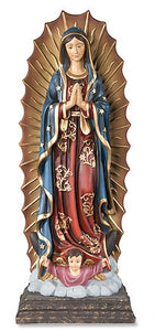 12-1/2" Our Lady of Guadalupe Statue