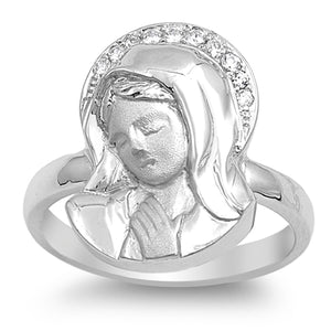 Catholic Sterling Silver Virgin Mary Ring