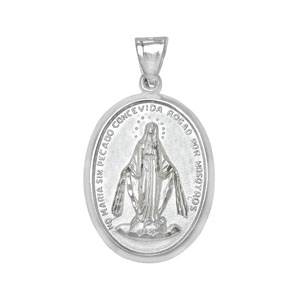Sterling Silver Our Lady of the Miraculous Medal Pendant(Currently not available)