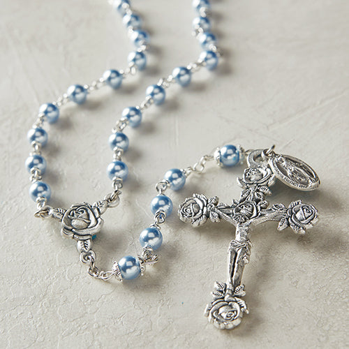 Swarovski Blue Rosary
