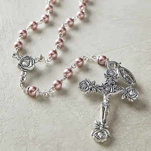 Swarovski Pink Rosary