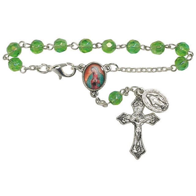 Our Lady of Guadalupe Rearview Mirror Rosary