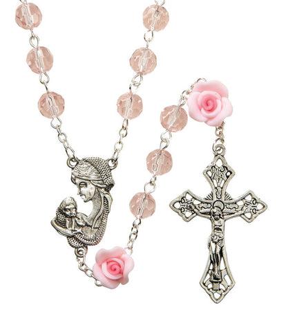 Madonna and Child Rose Rosary