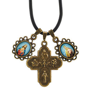 Four Way Scapular Pendant