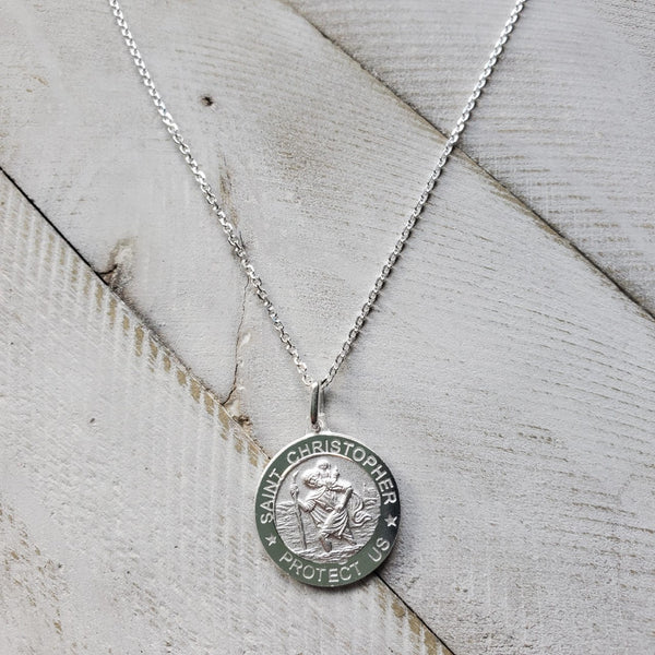 Saint Christopher Sterling Silver necklace